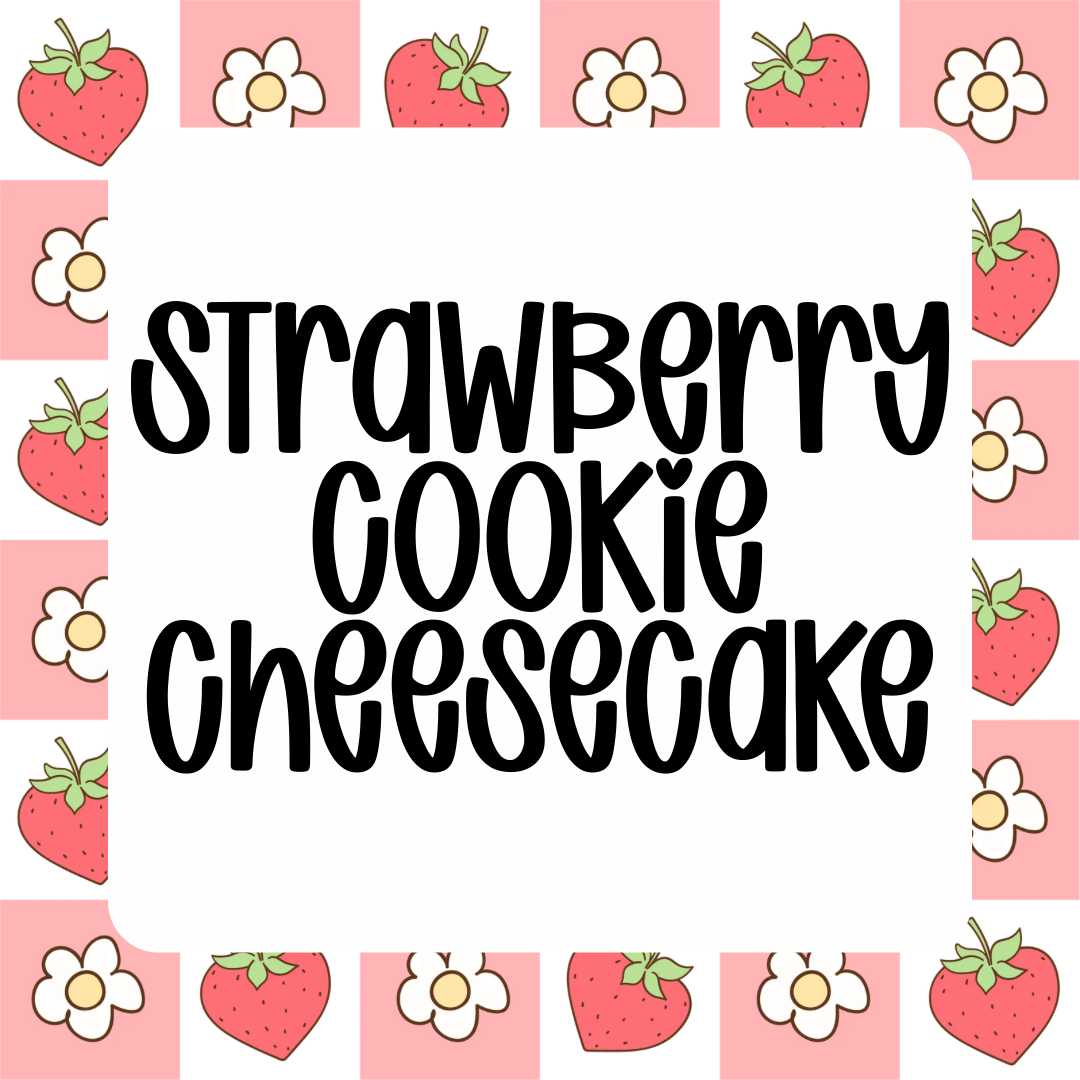 Strawberry Cookie Cheesecake