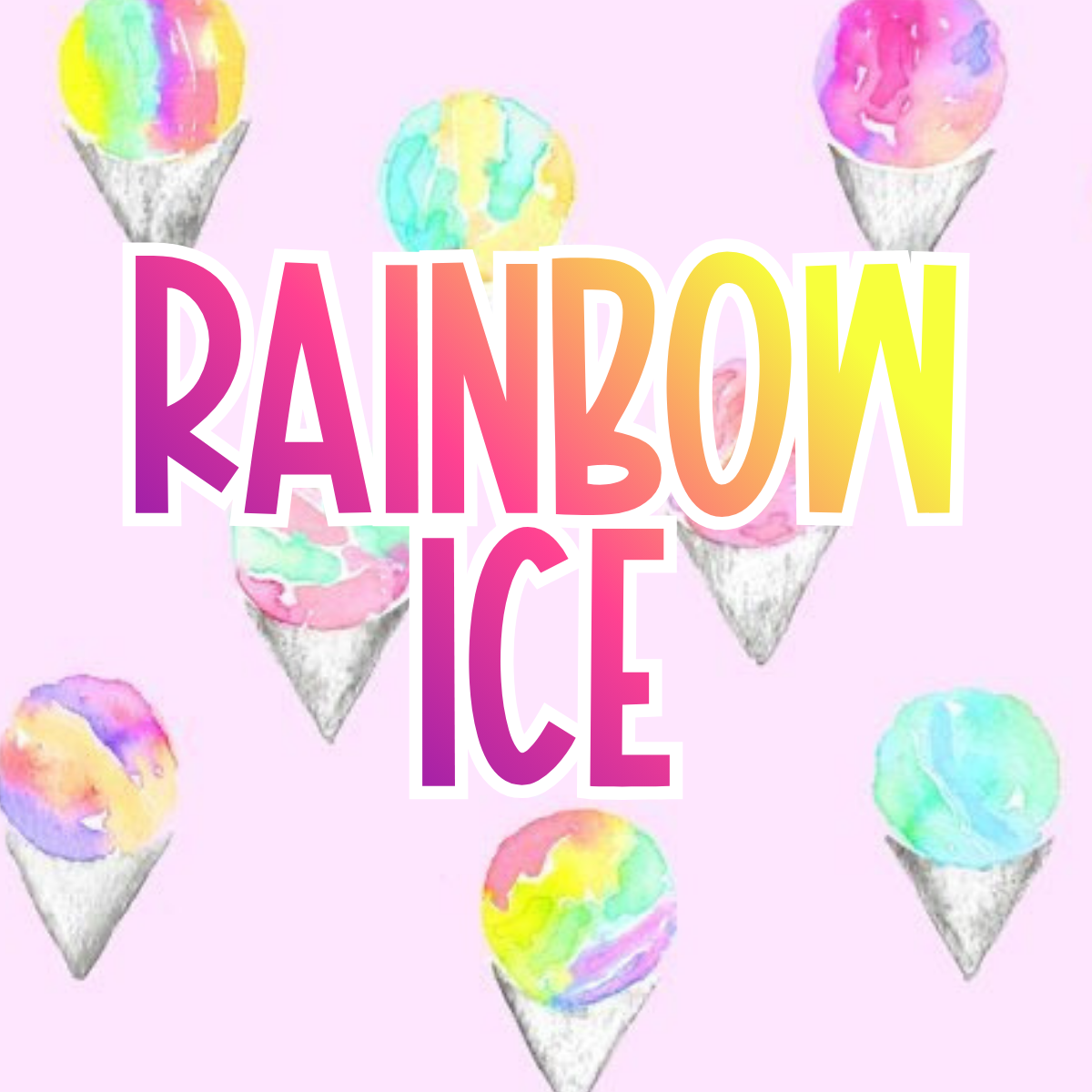 Rainbow Ice (lemon lime lo, blue raz, cherry, lemonade)