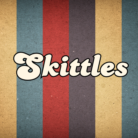 Skittles (orange, strawberry, grape)