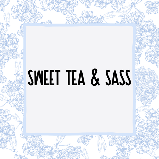 Sweet Tea & Sass (tropical lo, peach tea, strawberry, lemon lime)