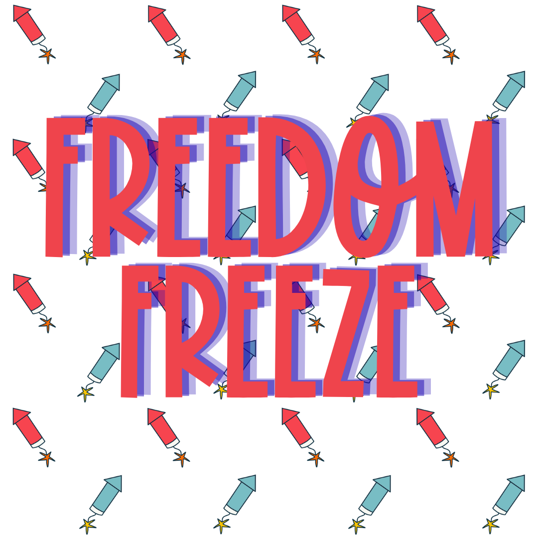 Freedom Freeze (watermelon, pina colada, blue raspberry)