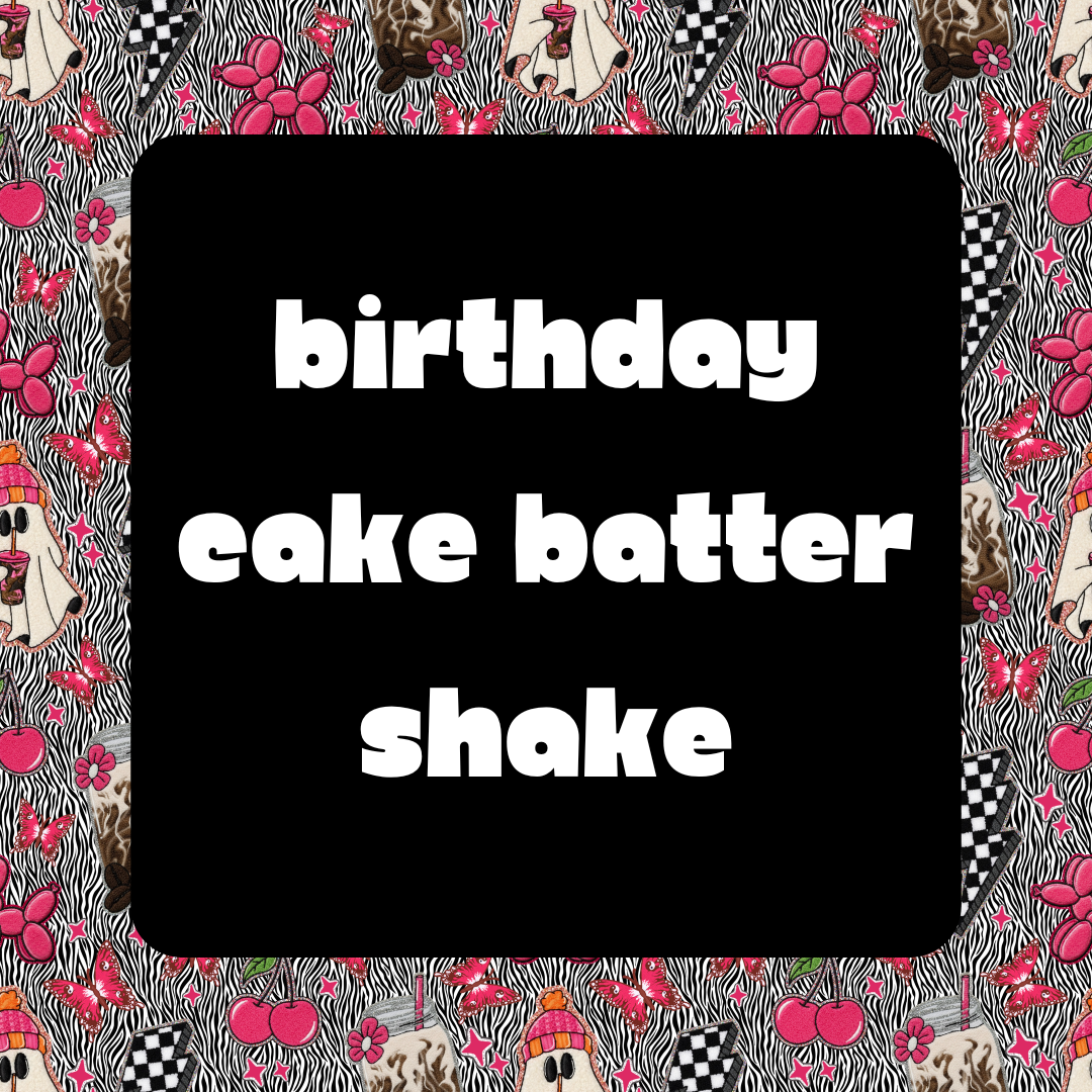 Birthday Cake Batter Shake
