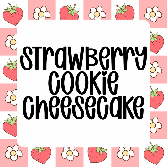 Strawberry Cookie Cheesecake